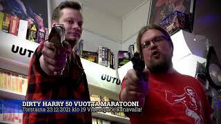 DIRTY HARRY 50V MARATOONI! Tulossa torstaina 23.12.2021 klo 19 Videospace-kanavalla!