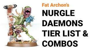 Ranking the BEST Nurgle Daemons & Combos in 10th Edition 40k | Chaos Daemons Tier List