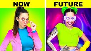 How To Become POPULAR | FUTURE vs NOW | Cyberpunk 2077 in Real Life – by La La Life Games