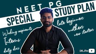 NEET PG special study plan | for working aspirants|interns| Marrow INTERN MODE #neetpg2023 #neet