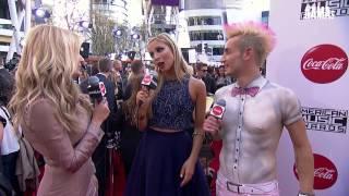 Kira Kazantsev Red Carpet Interview - AMAs 2014