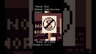 Pixel Art "Riot" - Scaling From 8 to 64 px