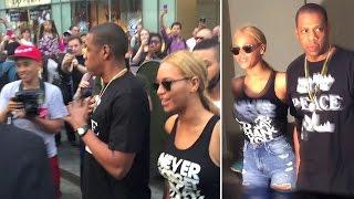 Peacekeeper Jay Z Diffuses Quarrel Between Security And Photogs As Beyonce Watches