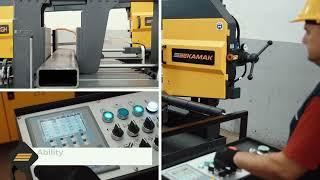 [톱기계추천] 완전 자동 밴드쏘 BMSO 360 CGH / 30~90˚각도절단 / BANDSAW No.1 유림싸이겐