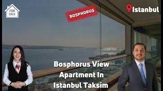 Bosphorus View Apartment For Sale In Istanbul Taksim