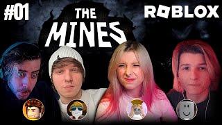 abrindo portas com os amigos ~ Roblox - The Mines com @cinemagrath  @G0ularte  @CellBits (Parte 01)