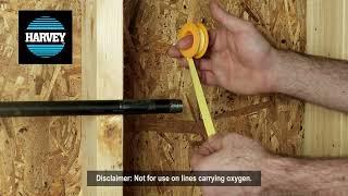 How to Install Harvey Yellow Gas Line PTFE Thread Seal Tape