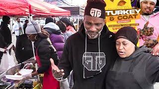 "THANK YOU, TANK" - Gervonta Davis TURKEY & COAT GIVEAWAY 2024; Calvin Ford & Kenny Ellis GIVE BACK