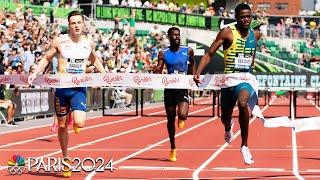 Rai Benjamin MAKES HISTORY in epic 400m hurdles battle with Warholm at Prefontaine | NBC Sports