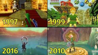 Evolution of Zelda Games Beta and Early Previews (1997-2016)