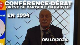 CONFÉRENCE-DÉBAT AVEC LE PRÉSIDENT FERHAT MEHENNI SUR LA GRÈVE DU CARTABLE DE 1994