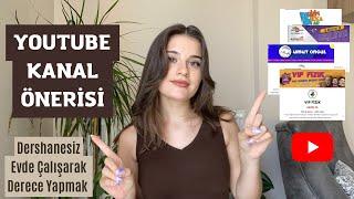 YKS (TYT-AYT) KANAL ÖNERİLERİ|Dershaneye Gitmeden Derece Yapmamı Sağlayan Youtube Kanalları #yks