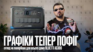 Павербанк/зарядна станція для квартири, будинку. Огляд BLUETTI AC300+B300! Недоліки та переваги