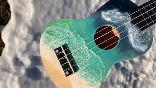 Epoxy Tutorial with Squid Seal Table Top Epoxy Resin to Create Ocean Waves on a Ukulele! | SquidPoxy