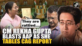 “They are rattled…” CM Rekha Gupta blasts AAP in Delhi Assembly as she tables CAG report