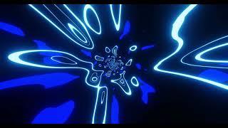 Hypnotic Trippy Ice Blue Tunnel Abstract Background Video VJ Loop Lines Pattern 4k Screensaver