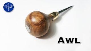 How to make an Awl with a Brass Ferrule.