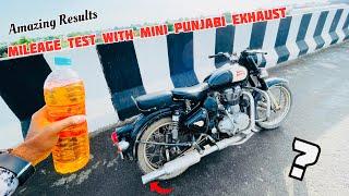 Royal Enfield Classic 350 Mileage Test with Mini punjabi Exhaust |Amazing Results|@AjaysinghRajputx7080