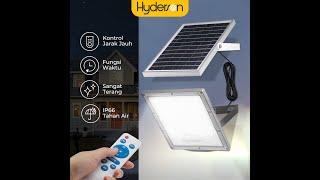 Hyderson Solar Light Outdoor Lighting LED  Flood Light Spotlight with Light Sensor IP66 Waterproof