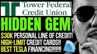 $30K PERSONAL LINE OF CREDIT | TOWER FEDERAL CREDIT UNION | BEST CREDIT CARDS for BAD CREDIT!