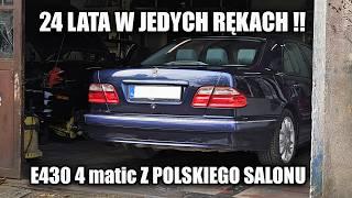 Kupił Okulara V8 za gotówkę w 2000r. Mercedes E430 4matic z Polskiego salonu