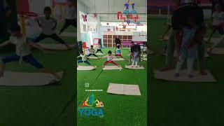 Celebrating International Yoga Day at Fly High Montessori!