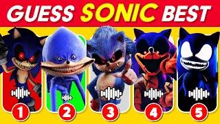 Guess The Sonic .exe the Hedgehog 3 Characters by Voice  Sonic the Hedgehog 3 Movie Quiz fastQuiz