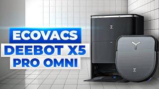 ECOVACS DEEBOT X5 PRO OMNI – Saug- & Wischroboter mit starker Leistung und innovativer Technik!