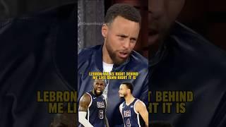 Stephen Curry Reveals How Lebron Boosted His Confidence at Paris Olympics  #StephenCurry #shorts