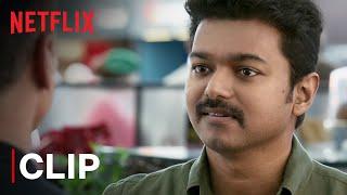 Thalapathy Vijay Mass Airport Scene | Mersal | Tamil Film | Netflix India