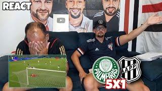 REACT PALMEIRAS 5X1 PONTE PRETA - PALMEIRAS ATROPELOU! SEMIFINALISTA