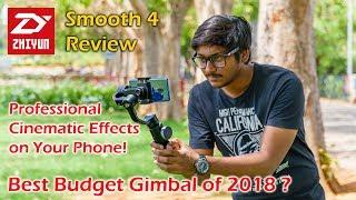 Zhiyun Smooth 4 Review | Get Professional Cinematic Effects on Your Phone!!