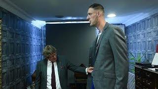 UK's Tallest Man Get Measured For Suit For The First Time In His Life