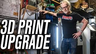 Adam Savage Levels Up His Workshop 3D Printer!