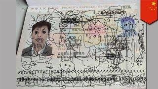 Passport fail: Chinese kid doodles on dad's passport, dad now stuck in Korea