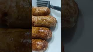 Sainsbury's 20 THICK PORK SAUSAGES FRIED