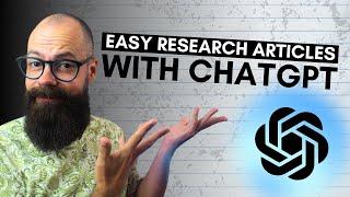 How to use ChatGPT to EASILY write research articles [The Hidden Edge in Academia]