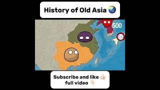 Countryballs - History of Asia #countryballs #map #polandball #asia #history