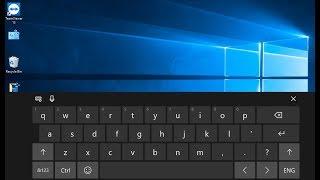 How to Use the Touch Keyboard in Windows 10 Fall Creator Update