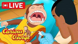  LIVE Curious George Full Episodes  Why do we brush our teeth?  Kids Cartoon  Kids Movies