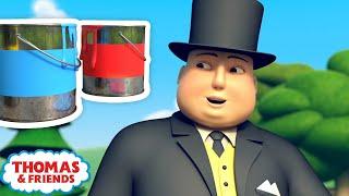 Thomas & Percy Learn About Mixing Colors | Compilation | Learn with Thomas | Kids Cartoons