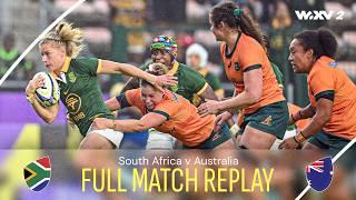 Springboks v Wallaroos in INTENSE clash! | South Africa v Australia | Full Match Replay | WXV 2 2024