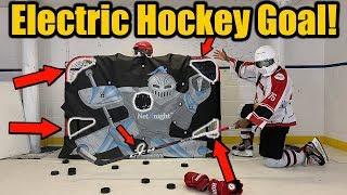 Prototype Electric Hockey Goal !? Net Knight Shooter Tutor - Series 1 Episode 2