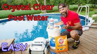 How to keep your pool water CRYSTAL CLEAR (new video)