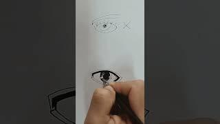 Draw the eye correctly #eyedrawing #awesketch24 #shorts #drawing