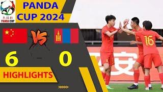  CHINA U19 vs Mongolia U19 | Highlights | PANDA CUP 13-11-2024