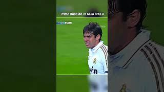 Ronaldo vs Kaka sprint speed 