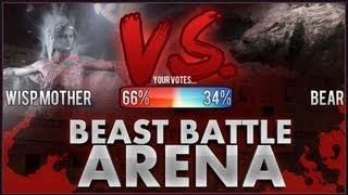 Skyrim Beast Battle Arena - Wisp Mother vs. Bear