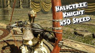 Hyperspeed Haligtree Knight vs New Bosses - Hilarious Fight - Elden Ring Shadow of The Erdtree DLC