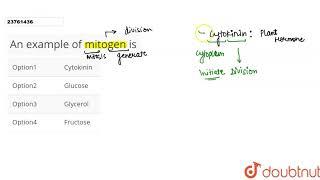 An example of mitogen is